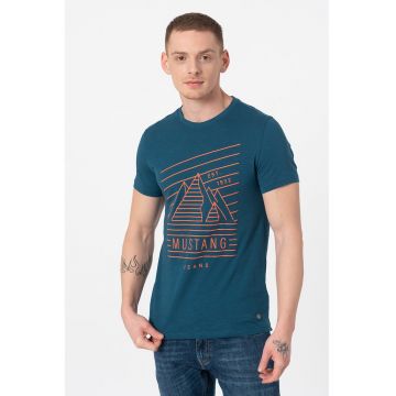 Tricou cu decolteu la baza gatului Aaron