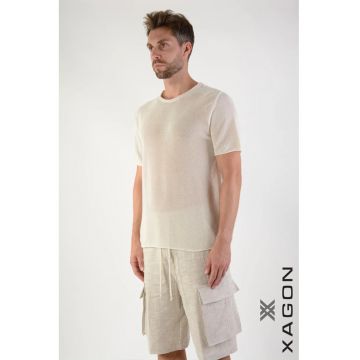 Tricou cu guler rotund 2JX1202