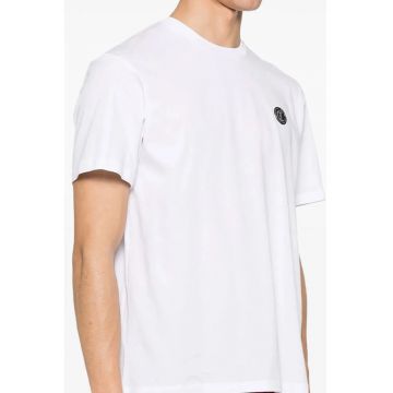Tricou cu guler rotund si logo frontal 78OAHT12 Tricou cu guler rotund si logo frontal 78OAHT12