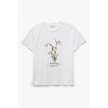 Tricou cu imprimeu floral