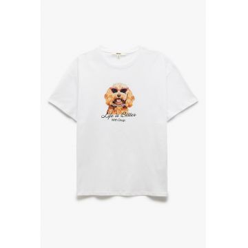 Tricou cu imprimeu grafic