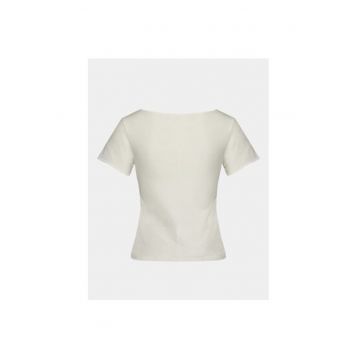Tricou dama -  303946821 - Bumbac - Alb