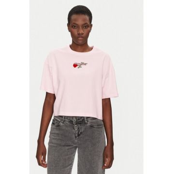 Tricou dama -  304829789 - Bumbac - Roz