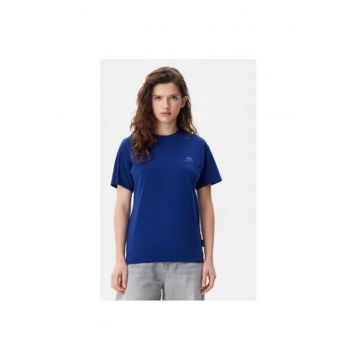 Tricou dama -  305332127 - Bumbac - Albastru