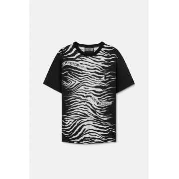 Tricou oversize cu animal print
