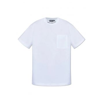 Tricou oversize cu buzunar frontal