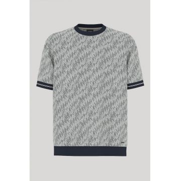 Tricou oversize cu guler rotund 30045548