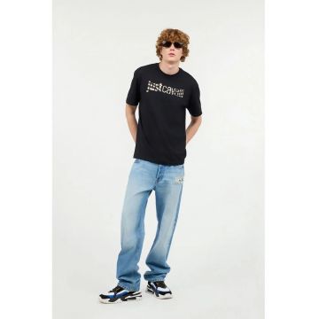 Tricou oversize cu print frontal 78OAHE21