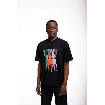 Tricou oversize cu print ISH1036