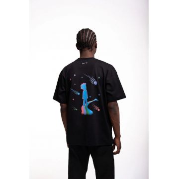 Tricou oversize cu print ISH1037