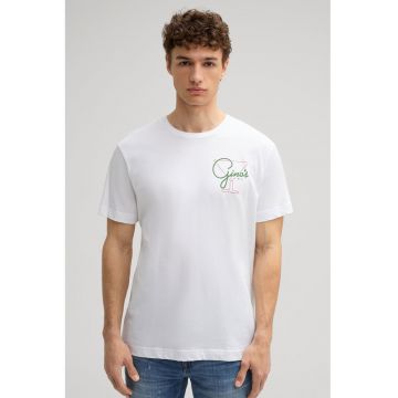 Tricou oversize cu print la spate