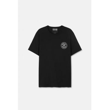 Tricou oversize cu print logo frontal