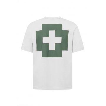 Tricou oversized cu print tip logo pe spate