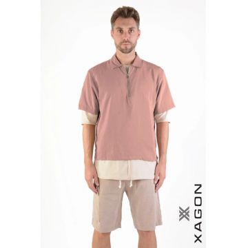 Tricou polo cu fermoar 2BM106X