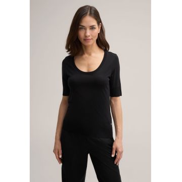 Tricou regular fit cu decolteu rotund