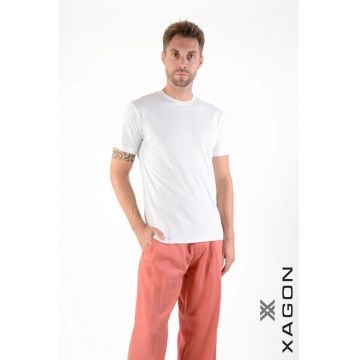 Tricou regular fit cu guler rotund 1DBOSTO