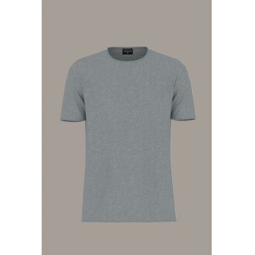 Tricou regular fit cu guler rotund 30035989