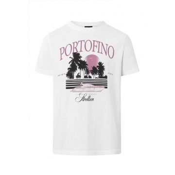 Tricou regular fit cu guler rotund 30041538