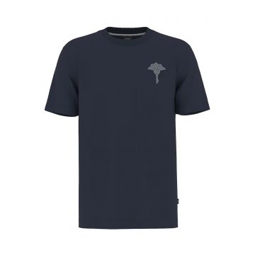 Tricou regular fit cu guler rotund 30044674