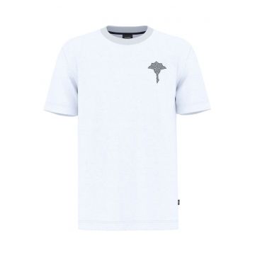 Tricou regular fit cu guler rotund 30044674