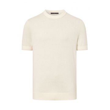 Tricou regular fit cu guler rotund 30044681