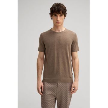 Tricou regular fit cu guler rotund 30045850