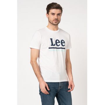 Tricou regular fit cu model logo