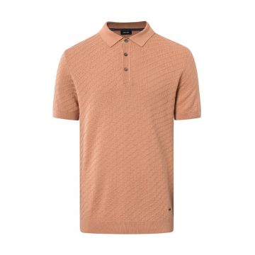 Tricou regular fit din tricot cu maneca scurta
