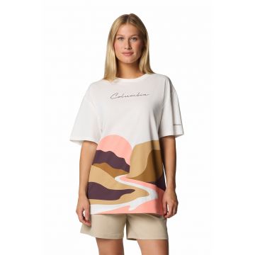 Tricou supradimensionat din amestec de bumbac organic Rolling