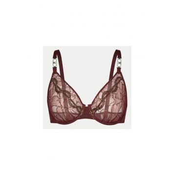 Sutien dama -  304178191 - Nylon/Elastan - Rosu