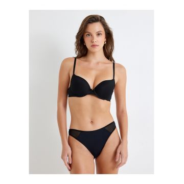 Sutien uni push-up cu funda