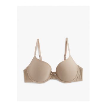Sutien uni push-up cu funda
