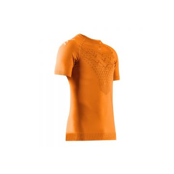 Tricou Alergare  Twyce Run Men  Blazing Orange Arctic White