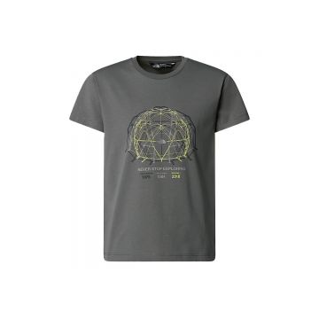 Tricou Baieti The North Face Graphic Relax S S Tee Smoked Pearl