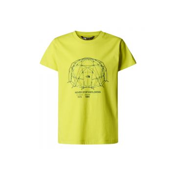 Tricou Baieti The North Face Graphic Relax S S Tee Spring Green