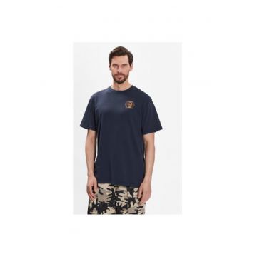Tricou barbati -  301880011 - Bumbac - Albastru