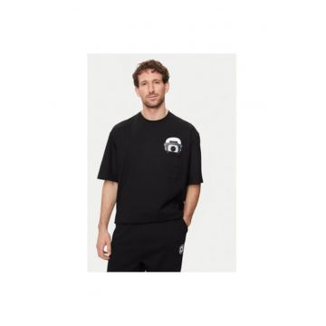 Tricou barbati -  303610678 - Bumbac - Negru