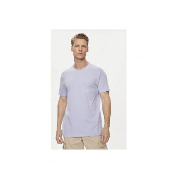 Tricou barbati -  304382420 - Bumbac organic - Violet