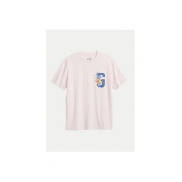 Tricou barbati -  304508851 - Bumbac - Roz
