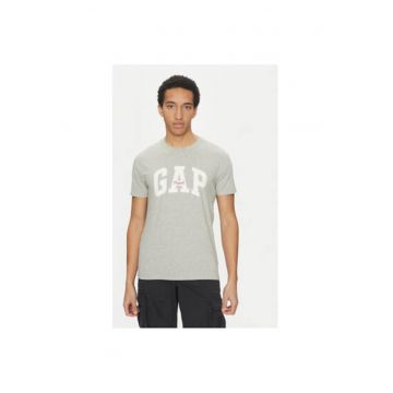 Tricou barbati -  304838255 - Bumbac - Gri