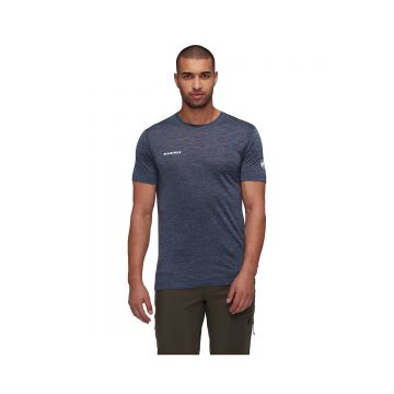 Tricou Barbati Mammut Tree Wool Fl Marine Melange
