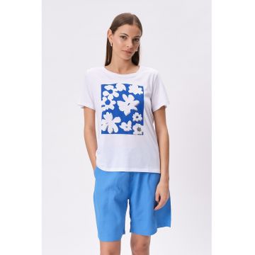 Tricou cu imprimeu floral