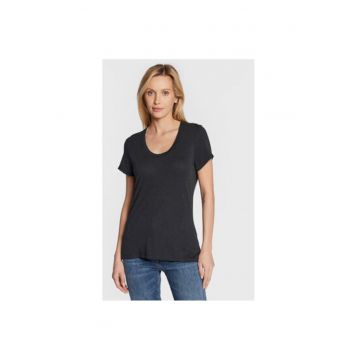 Tricou dama -  301803089 - Bumbac/Viscoza - XS INTL - Albastru
