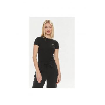 Tricou dama -  303713997 - Bumbac organic - Negru