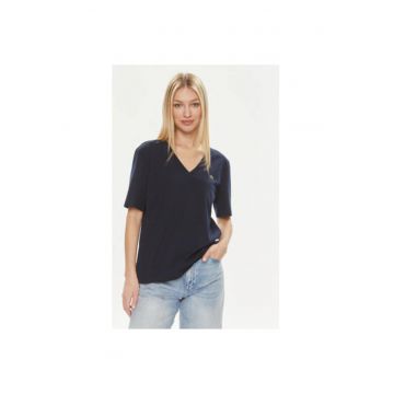 Tricou dama -  303714239 - Bumbac - Albastru