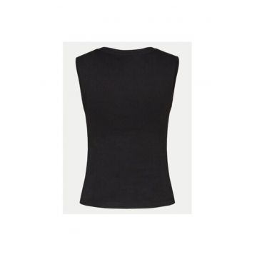 Tricou dama -  304144684 - Bumbac/Modal - Negru