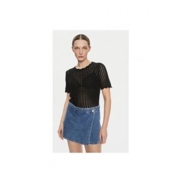 Tricou dama -  304164156 - Bumbac - XL INTL - Negru