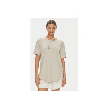 Tricou dama -  304508592 - Bumbac - Bej