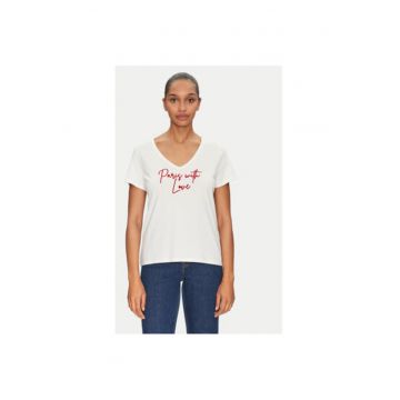 Tricou dama -  305252951 - Modal/Bumbac - Alb