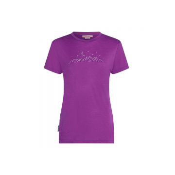 Tricou Dama Icebreaker 150 Tech Lite Ss Sparkling Sta Passion